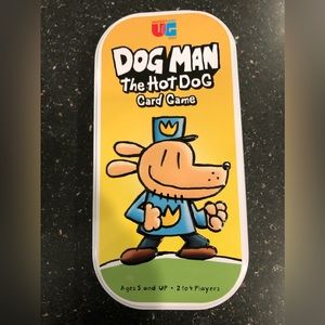 Dog Man the Hotdog card game; five years old and up; 2-4 players